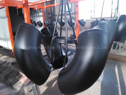 اتصالات لوله فولادی جوش لب به لب ANSI ASME B16.9 SR 45 90 درجه LR زانویی