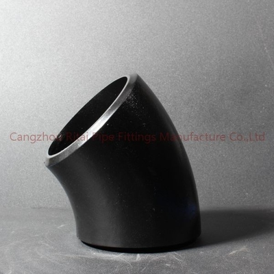 اتصالات لوله فولادی جوش لب به لب ANSI ASME B16.9 SR 45 90 درجه LR زانویی