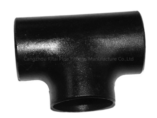 DN 200 DN600 Equal Tee Pipe Fitting Mild Steel Buttweld 2&quot; - 8&quot; Sch40 Welded