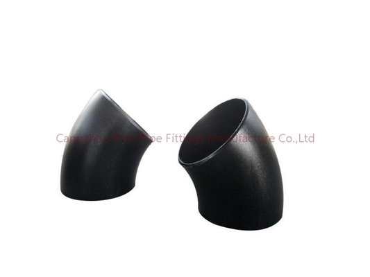 اتصالات لوله جوشی ASTM B16.9 BW A234 WPB، زانویی با شعاع کوتاه 45 درجه