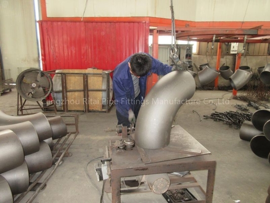 ASME B16.48 اتصالات جوش لب به لب 180 فولاد کربنی 45 درجه زانو کاهش دهنده 90 درجه