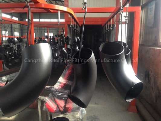 ASME B16.48 اتصالات جوش لب به لب 180 فولاد کربنی 45 درجه زانو کاهش دهنده 90 درجه