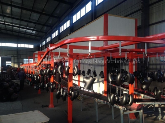 B16.9 A234 SCH40 STD 90 درجه MS 1.5D LR لب به لب جوش لوله فولادی خم بدون درز
