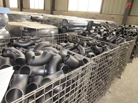 اتصالات لوله جوش فولادی Sch 80 Sch 40 کربنی ANSI B16.48 جوش لب به لب آهنگری دو بعدی ASTM