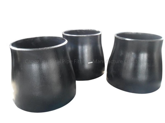 اتصالات جوشکاری فولاد کربنی مشکی ANSI Sch 10 SMLS Ecc Butt Weld Concentric Reducer