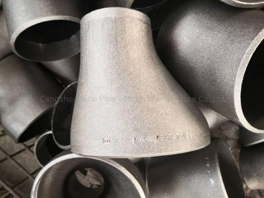 جوش لب به لب کاهش دهنده متحدالمرکز 12 X 6 6 X 2 زانو فولادی بدون درز ASME B16.9