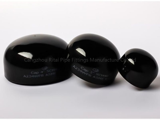 درپوش اتصالات لوله فولادی کربنی DN15 فورج DIN ASTM JIS B2312 SGP A234 WPB