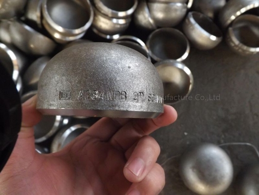 درپوش لوله فولادی مشکی WPC 8 اینچ ASME A860 234WPB جوش لب به لب