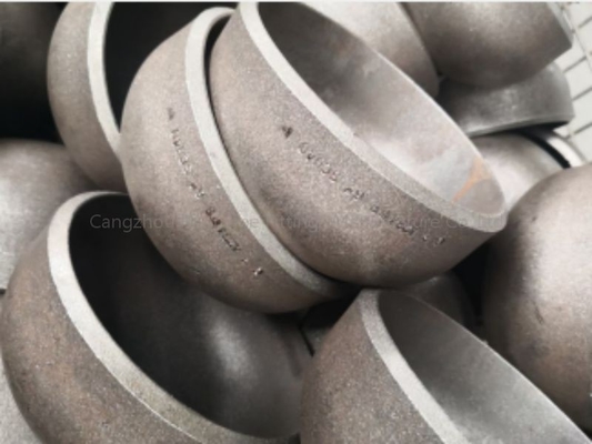 درپوش انتهای لوله گرد فولادی Sch 160 جوش داده شده P235GH DN15 DN200 A234 WPB