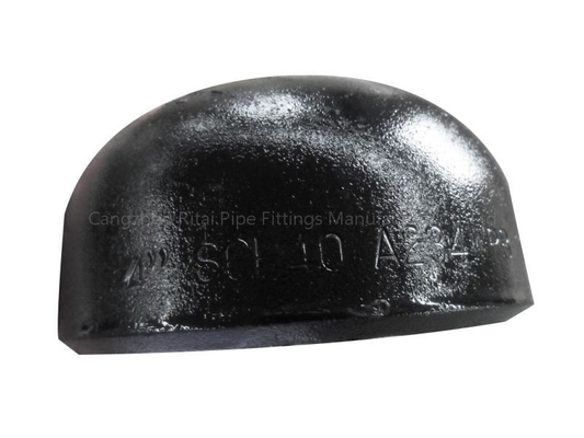 درپوش اتصالات لوله DN600 فولاد کربنی API5L BW ANSI B16.9 A234