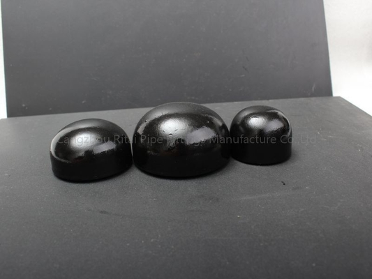 درپوش انتهای لوله گرد فولادی Sch 160 جوش داده شده P235GH DN15 DN200 A234 WPB