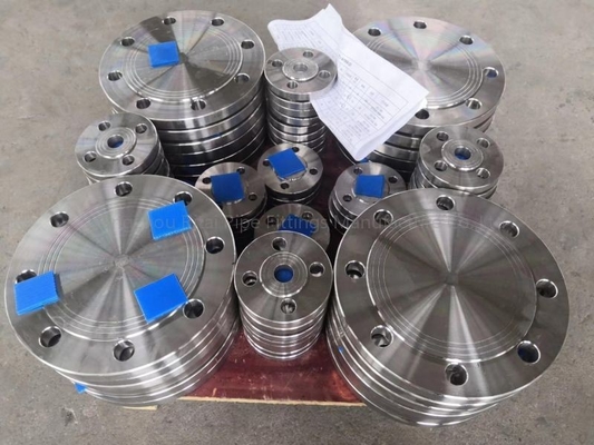 #150 فلنج فولادی ضد زنگ فورج Pn16 RTJ Blind Metal Clear Lacquer