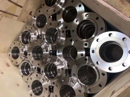 ASTM ANSI B16.5 فلنج فولادی فورج شده WN SO THD , 300# فلنج مفصلی فولاد کربنی