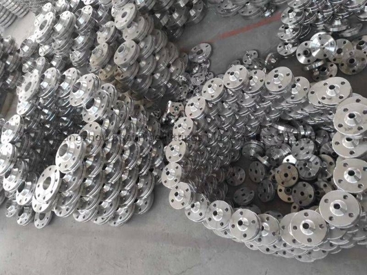 فلنج صفحه فولادی 6 اینچی PN6 ASME Forging Din A105 5K 10K مشکی