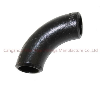 اتصالات لوله جوش داده شده بدون درز ANSI سیاه کربن فولادی A234WPB زانویی سه بعدی EN10253
