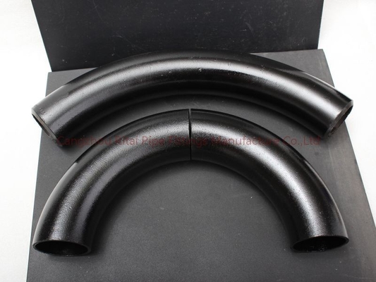 MS Carbon Steel 5D Pipe Bends 1.5D 2D 3D 4 Schedule 40 90 Degree Elbow for Petroleum