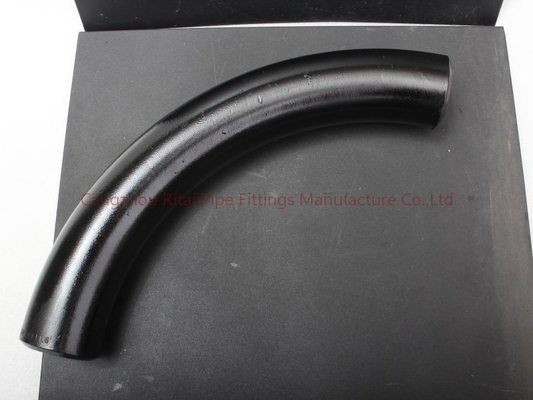 Sch40 Sch80 خم زانویی 90 درجه ASTM A105 کربن فولاد A53 106GR.B جوش