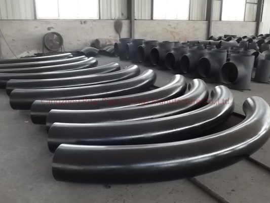 Sch 40 5D Pipe Bends LR API 5L Gr. بی درز BW فولاد ضد زنگ 90 درجه