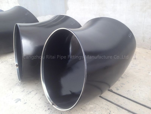 A234 WPB Large Pipe Ebows Sch 160 خم شعاع بلند 45 درجه CS برای اگزوز گاز