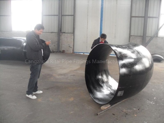 3400NB ASME لوله بزرگ زانویی جوش لب به لب فولاد کربنی 45 درجه بزرگ سایز دریایی