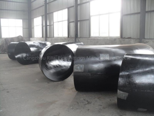 ASTM 180 درجه فولاد جوش لب به لب زانویی شعاع کوتاه Sch 100 کربن فولاد 100% RT