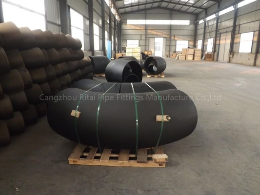 ASTM 1200 NB لوله بزرگ زانویی با شعاع کوتاه 45 درجه BW قطر بزرگ فولاد کربنی