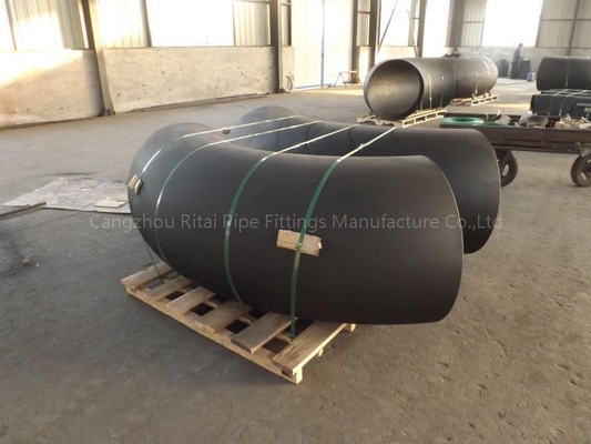 ASTM 180 درجه فولاد جوش لب به لب زانویی شعاع کوتاه Sch 100 کربن فولاد 100% RT