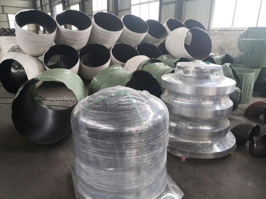 ASTM 180 درجه فولاد جوش لب به لب زانویی شعاع کوتاه Sch 100 کربن فولاد 100% RT