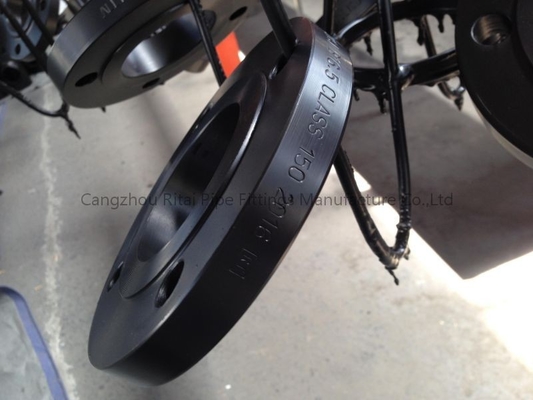 ASME B16.47 فلنج اتصال لبه برآمده جوش WN FF SCH 80 نوع حلقه فلنج مشترک