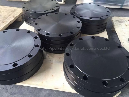 حلقه پشتی فلنج کور فولادی ملایم 300# 600# A105N، فلنج صفحه فولادی کربنی FF