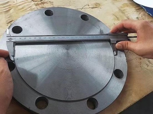 حلقه پشتی فلنج کور فولادی ملایم 300# 600# A105N، فلنج صفحه فولادی کربنی FF