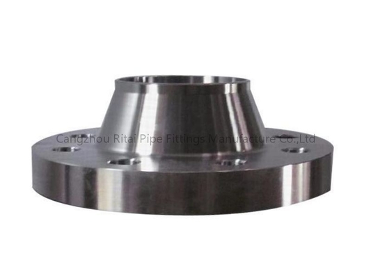 ASTM A105 فلنج کور صورت برآمده ANSI فلنج صورت تخت فولاد کربنی