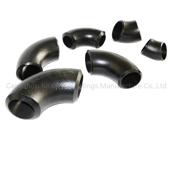 اتصالات لوله جوش لب به لب با شعاع زانویی کوتاه 90 درجه کربن A234wpb Jis B2311 Sgp