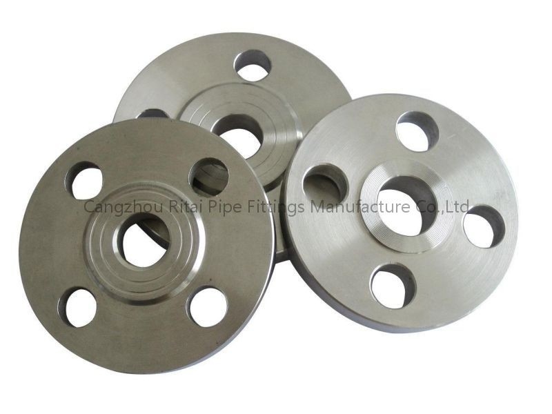 فلنج صفحه فولادی نوع FF استاندارد S235JR BS4504 EN1092 RF RT RTJ فولاد کربنی